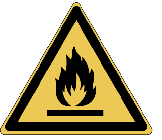 Pictogramme matière inflammable